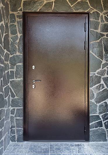 Порошковая входная дверь